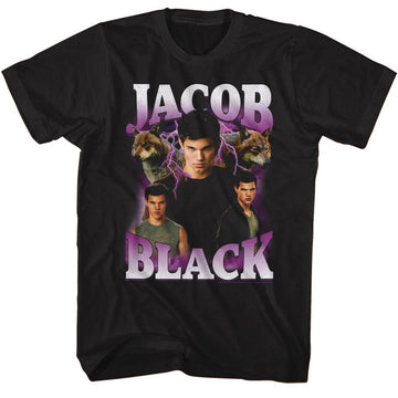 TWILIGHT JACOB LIGHTNING S T-Shirt in Black