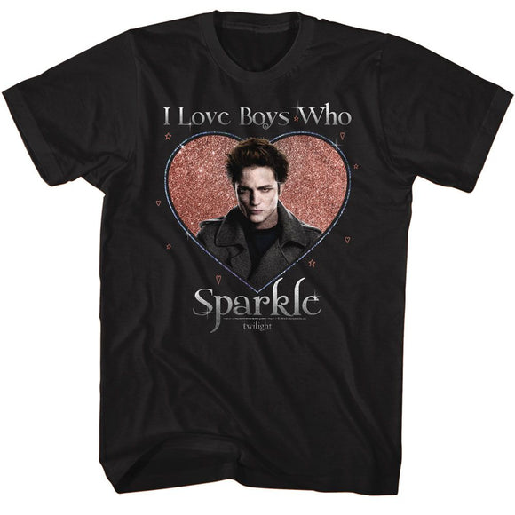 TWILIGHT LOVE THE SPARKLE S T-Shirt in Black