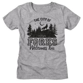 Twilight Twilight The City Of Forks Ladies T-Shirts