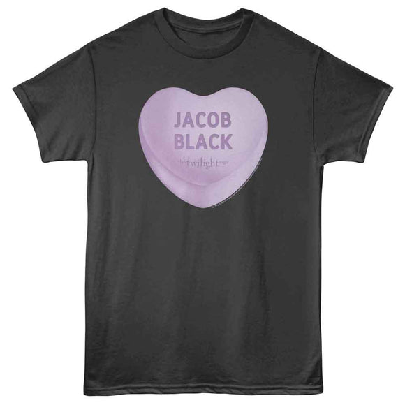 TWILIGHT JACOB CANDY HEART S T-Shirt in Smoke