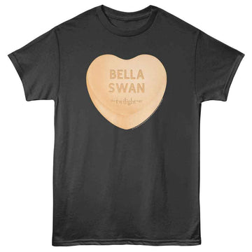 TWILIGHT BELLA CANDY HEART S T-Shirt in Smoke