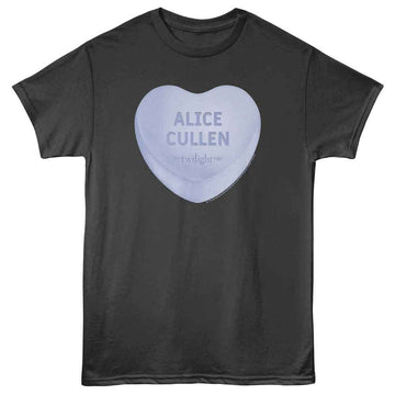 TWILIGHT ALICE CANDY HEART S T-Shirt in Smoke