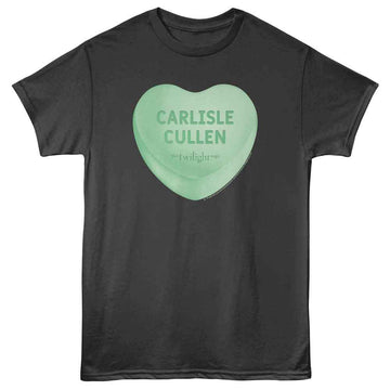 TWILIGHT CARLISLE CANDY HEART S T-Shirt in Smoke