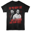 TWILIGHT FICTIONAL AND FROM FORKS S T-Shirt in Black