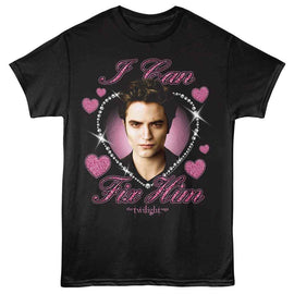 TWILIGHT I CAN FIX HIM S T-Shirt in Black