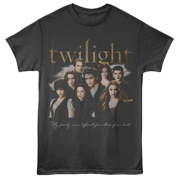 TWILIGHT CULLEN FAMILY S T-Shirt in Smoke