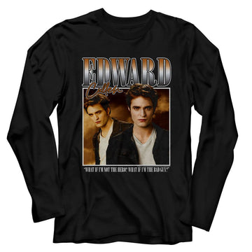 TWILIGHT TWO IMAGE BOX L/S S T-Shirt in Black