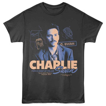 TWILIGHT CHIEF OF POLICE S T-Shirt in Smoke