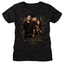 TWILIGHT NEW MOON POSTER LADIES S T-Shirt in Black