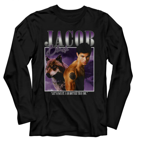 TWILIGHT TWO IMAGES JACOB L/S S T-Shirt in Black