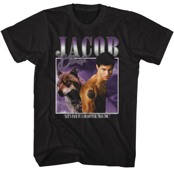 TWILIGHT TWO IMAGES JACOB S T-Shirt in Black