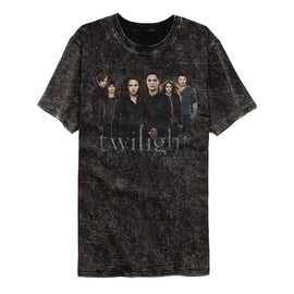 TWILIGHT CULLEN SIBLINGS GROUP MINERAL WASH S T-Shirt in Black