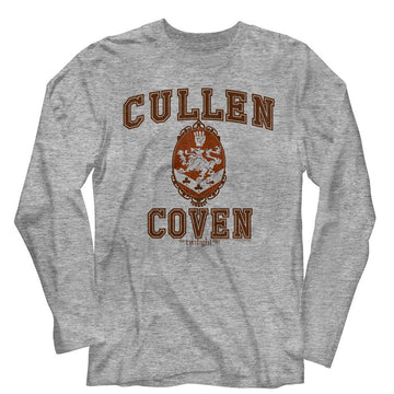 TWILIGHT CULLEN FAMILY ALUMNI L/S S T-Shirt in GRAY Heather