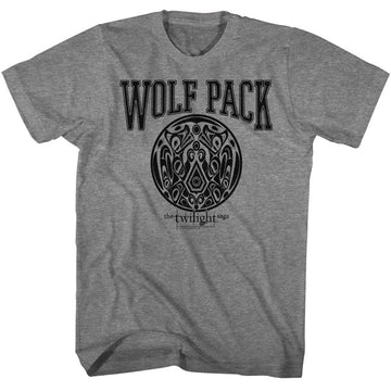 TWILIGHT WOLF PACK VARSITY S T-Shirt in Graphite Heather