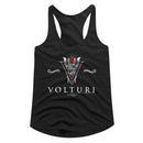 TWILIGHT VOLTURI COLLEGIATE LADIES SLIMFIT RACERBACK S T-Shirt in Black
