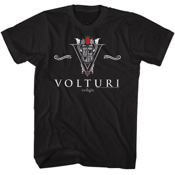TWILIGHT VOLTURI COLLEGIATE S T-Shirt in Black
