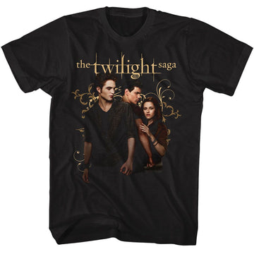 TWILIGHT EDWARD JACOB BELLA S T-Shirt in Black