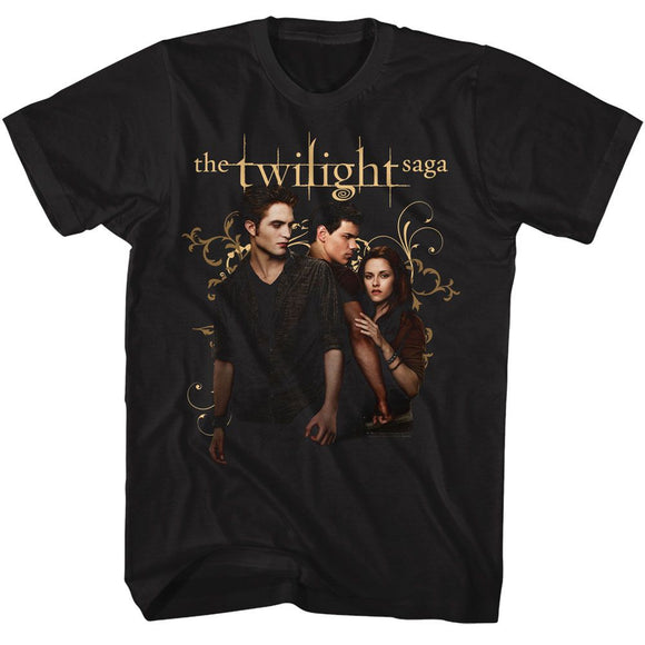 TWILIGHT EDWARD JACOB BELLA S T-Shirt in Black