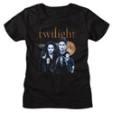 Twilight Twilight Cullen Family With Moon Ladies T-Shirts