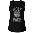 TWILIGHT WOLF PACK LADIES MUSCLE TANK S T-Shirt in Black