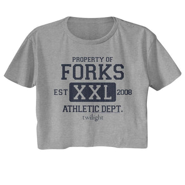 TWILIGHT FORKS ATHLETIC DEPT LADIES FESTIVAL CALI S T-Shirt in GRAY Heather