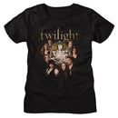 TWILIGHT CULLEN FAMILY WITH CREST LADIES S T-Shirt in Black