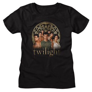 Twilight Twilight Wolf Pack Group Photo Ladies T-Shirts