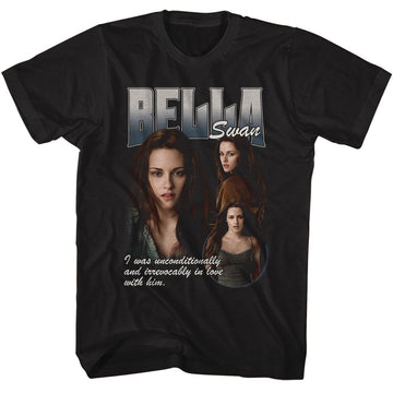TWILIGHT BELLA IREEVOCABLY IN LOVE S T-Shirt in Black