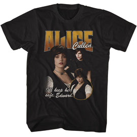 TWILIGHT ALICE ILL KEEP HER SAFE S T-Shirt in Black