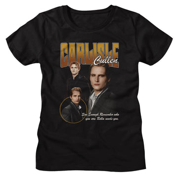 TWILIGHT CARLISLE BELLA NEEDS YOU QUOTE LADIES S T-Shirt in Black