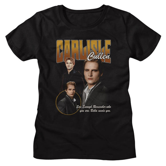 TWILIGHT CARLISLE BELLA NEEDS YOU QUOTE LADIES S T-Shirt in Black