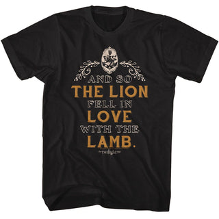 Twilight Twilight Lion Lamb Quote Adult T-Shirts