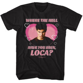 TWILIGHT LOCA HEART S T-Shirt in Black