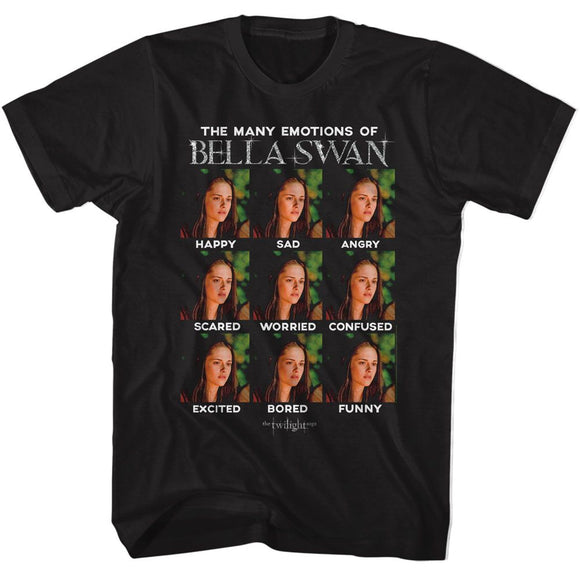 TWILIGHT MANY EMOTIONS S T-Shirt in Black