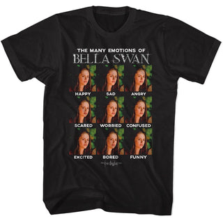 Twilight Twilight Many Emotions Adult T-Shirts