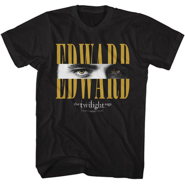 TWILIGHT EDWARD EYES S T-Shirt in Black