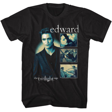 TWILIGHT EDWARD MULTI SCENES S T-Shirt in Black
