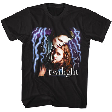 TWILIGHT LIGHTNING STRIKES S T-Shirt in Black