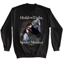 TWILIGHT HOLD ON SPIDER MONKEY L/S S T-Shirt in Black