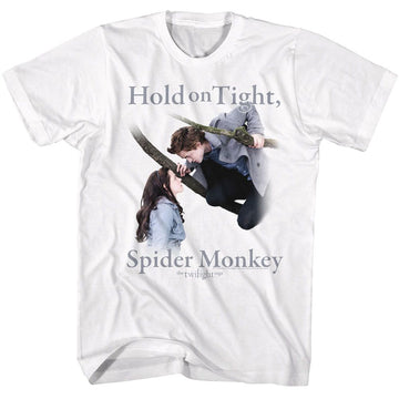 TWILIGHT SPIDER MONKEY S T-Shirt in White