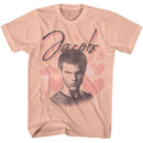 TWILIGHT JACOB HEARTS S T-Shirt in Peach