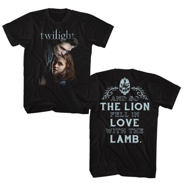 TWILIGHT POSTER W QUOTE F B ***F&B*** S T-Shirt in Black