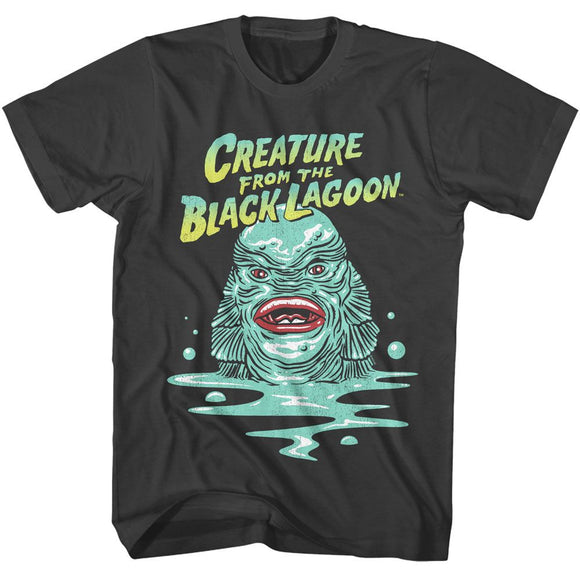 UNIVERSAL MONSTERS CREATURE S T-Shirt in Smoke