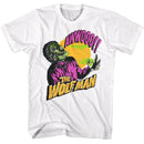 UNIVERSAL MONSTERS WOLFMAN HOWLING S T-Shirt in White