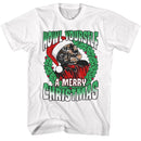 UNIVERSAL MONSTERS HOWL A MERRY S T-Shirt in White