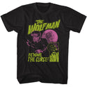Universal Monsters Universal Monsters Beware The Curse Adult T-Shirts