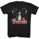 UNIVERSAL MONSTERS MULTITONE DRACULA S T-Shirt in Black