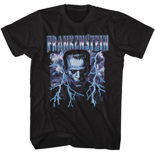 Universal Monsters Universal Monsters Frankenstein Lightning Adult T-Shirts