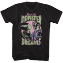 UNIVERSAL MONSTERS DREAM MONSTER S T-Shirt in Black