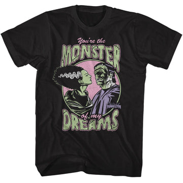 UNIVERSAL MONSTERS DREAM MONSTER S T-Shirt in Black